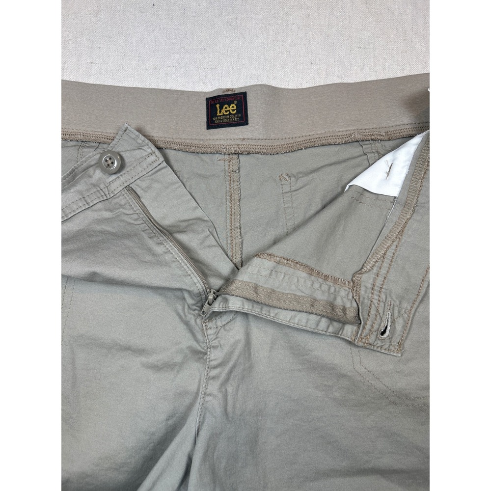 Lee Womens Gray Cargo Shorts Size 20 Medium Cotton Blend Stretch 112331543 - Picture 5 of 8